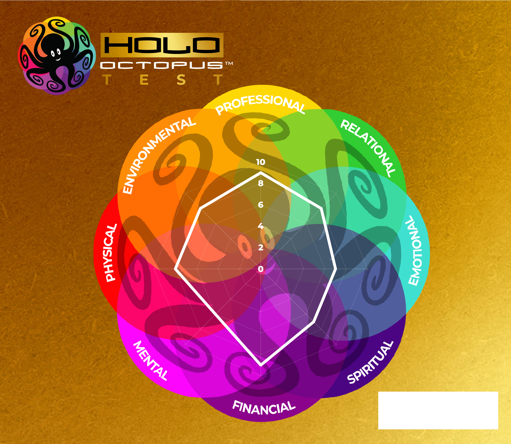 Original HOLO Octopus Test artwork and eight-dimensional state chart